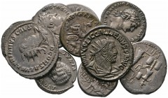  Varia & Lots   (D) Lot Römische Kaiserzeit (10). Gemischtes Lot mit 3 Denarii der Römischen Republik, 4 Denarii des 2. und 3. Jhdts. und 3 Antoninian...
