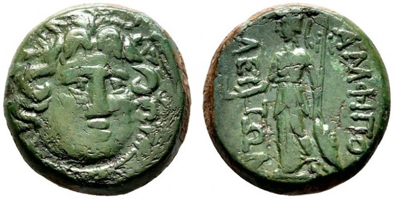  GRIECHISCHE MÜNZEN   MACEDONIA   Amphipolis   (D) Bronze (7,56g), ca. 2.-1. Jhd...
