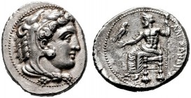  GRIECHISCHE MÜNZEN   MACEDONIA   Könige von Makedonien   Alexandros III. (336-323)   (D) Tetradrachme (16,84g), Tarsos, ca. 333-327 v. Chr. (?). Av.:...