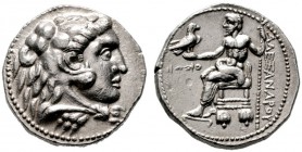  GRIECHISCHE MÜNZEN   MACEDONIA   Könige von Makedonien   Alexandros III. (336-323)   (D) Tetradrachme (17,10g), Ake-Ptolemais, posthum, Jahr 32 = 315...
