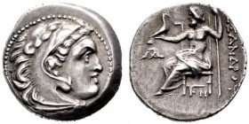  GRIECHISCHE MÜNZEN   MACEDONIA   Könige von Makedonien   Alexandros III. (336-323)   (D) Drachme (4,24g), Mylasa?, posthum, ca. 310-300 v. Chr. Av.: ...