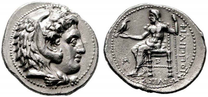  GRIECHISCHE MÜNZEN   MACEDONIA   Könige von Makedonien   Philippos III. (323-31...
