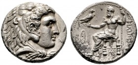  GRIECHISCHE MÜNZEN   MACEDONIA   Könige von Makedonien   Philippos III. (323-317)   (D) Tetradrachme (17,12g), "Babylon", ca. 323-317 v. Chr. Av.: Ko...