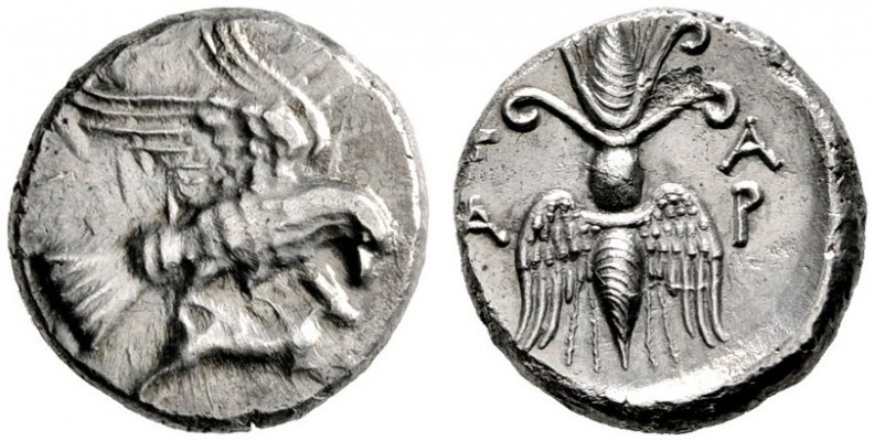  GRIECHISCHE MÜNZEN   ELIS   Olympia   (D) Drachme (4,85g), 134./135.-143. Olymp...