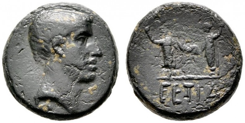  GRIECHISCHE MÜNZEN   PONTUS   Amisos   (D) Bronze (7,43g), unbekannte Münzstätt...