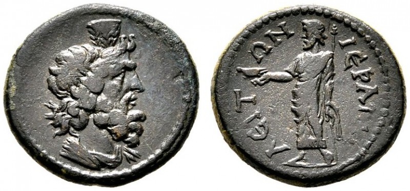  GRIECHISCHE MÜNZEN   PHRYGIA   Hierapolis   (D) Bronze (4,61g), kaiserzeitlich,...
