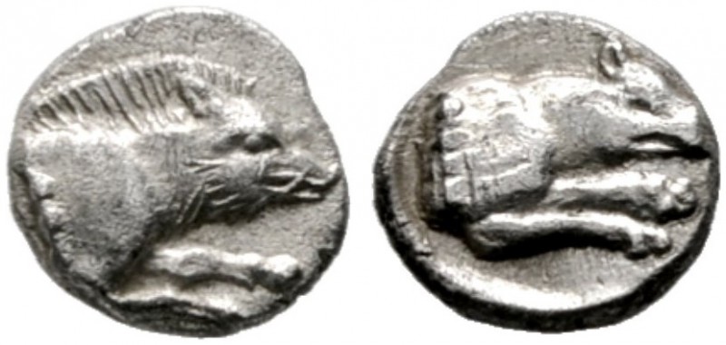  GRIECHISCHE MÜNZEN   CARIA   Incerti   (D) Hemiobol (0,37g), ca. 450-400 v. Chr...