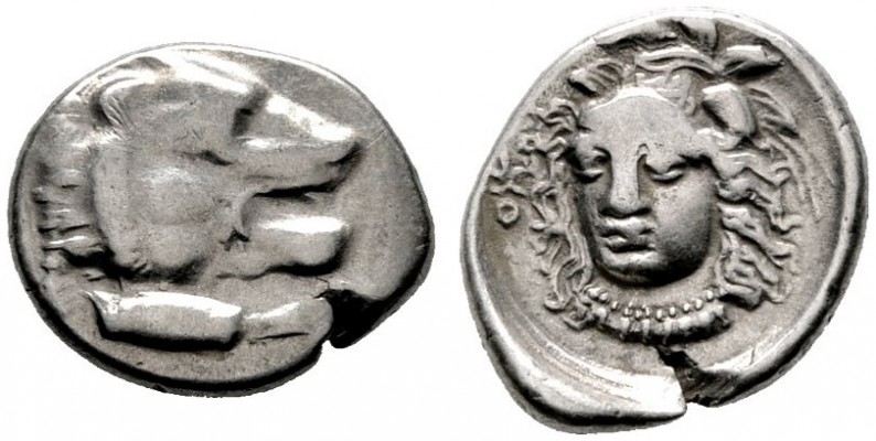  GRIECHISCHE MÜNZEN   LYCIA   Zagaba   (D) Tetrobol (3,06g), ca. 400-380 v. Chr....