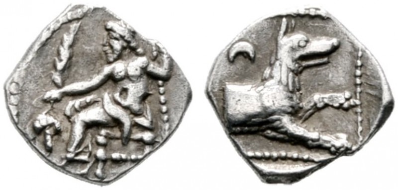  GRIECHISCHE MÜNZEN   LYCAONIA   Laranda   (D) Obol (0,61g), ca. 4. Jhdt. v. Chr...