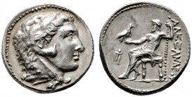  KELTISCHE MÜNZEN   OSTKELTEN   Keltische Imitationen griechischer Münzen   (D) Tetradrachme (17,17g), Imitationstypus "Alexandros III.". Stilisierter...