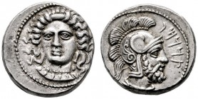  GRIECHISCHE MÜNZEN   CILICIA   Persische Satrapen   Datames (384/378-361/360)   (D) Stater (10,71g), Tarsos, ca. 373/372-369/368 v. Chr. Av.: Weiblic...