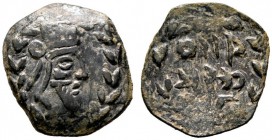  GRIECHISCHE MÜNZEN   ARMENIA   Königreich von Tosp   Mithridates (ca. 1.-2. Jhdt. n. Chr.)   (D) Bronze (6,98g), ca. 1.-2. Jhdt. n. Chr. Av.: Büste d...
