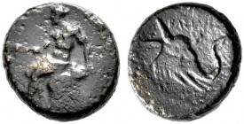  GRIECHISCHE MÜNZEN   SYRIA   Königreich der Seleukiden   Seleukos I. Nikator (312-280)   (D) Bronze (7,64g), Antiochia, ca. 285-281 v. Chr. Av.: Männ...