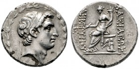  GRIECHISCHE MÜNZEN   SYRIA   Königreich der Seleukiden   Demetrios I. Soter (162-150)   (D) Tetradrachme (16,28g), Antiochia, ca. 162-155 v. Chr. Av....