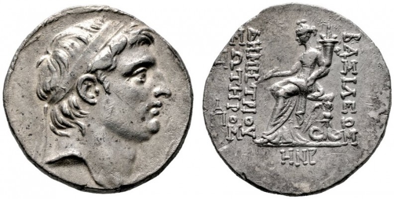  GRIECHISCHE MÜNZEN   SYRIA   Königreich der Seleukiden   Demetrios I. Soter (16...