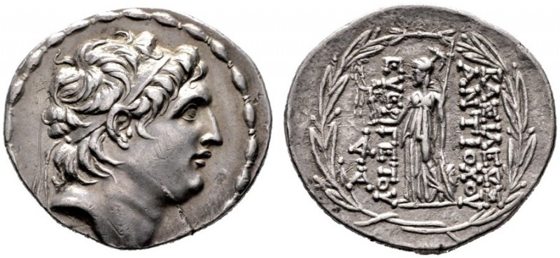  GRIECHISCHE MÜNZEN   SYRIA   Königreich der Seleukiden   Antiochos VII. Sidetes...