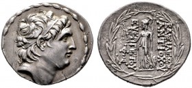  GRIECHISCHE MÜNZEN   SYRIA   Königreich der Seleukiden   Antiochos VII. Sidetes (138-129)   (D) Tetradrachme (16,64g), Antiochia, ca. 138-129 v. Chr....
