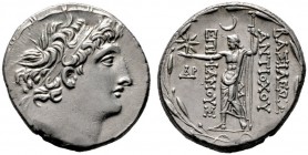  GRIECHISCHE MÜNZEN   SYRIA   Königreich der Seleukiden   Antiochos VIII. Grypos (121-96)   (D) Tetradrachme (16,43g), Ake-Ptolemais, ca. 116/115-114/...