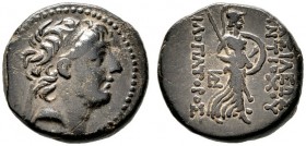  GRIECHISCHE MÜNZEN   SYRIA   Königreich der Seleukiden   Antiochos IX. Kyzikenos (114/113-96/95)   (D) Bronze (5,07g), Tarsos, 114/113-112 v. Chr. Av...