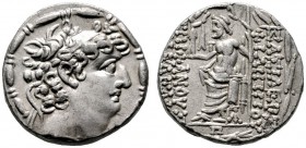  GRIECHISCHE MÜNZEN   SYRIA   Königreich der Seleukiden   Philippos Philadelphos (93-83)   (D) Tetradrachme (15,06g), Antiochia oder unbekannte Münzst...