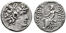  GRIECHISCHE MÜNZEN   SYRIA   Königreich der Seleukiden   Philippos Philadelphos (93-83)   (D) Tetradrachme (14,03g), posthume Ausgabe unter römischer...