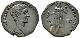  RÖMISCHE PROVINZIALPRÄGUNGEN   MOESIA INFERIOR   Nicopolis ad Istrum   Diadumenianus Caesar (217-218)   (D) Lokalbronze (12,27g), Magistrat Statius L...