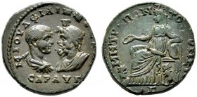  RÖMISCHE PROVINZIALPRÄGUNGEN   MOESIA INFERIOR   Tomis   Philippus II. Caesar (244-247/249)   (D) Lokalbronze (10,34g). Av.: Büste des Philippus II. ...