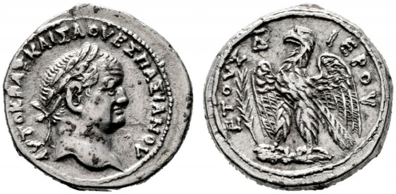 RÖMISCHE PROVINZIALPRÄGUNGEN   SYRIA   Antiochia ad Orontem   Vespasianus (69-7...