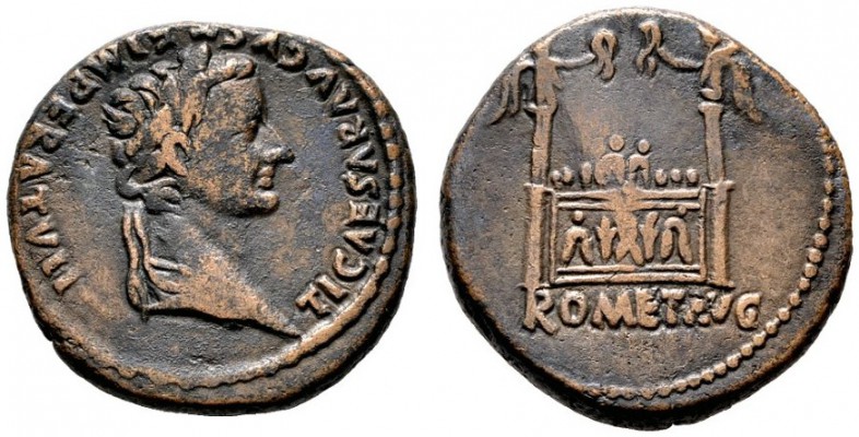  RÖMISCHE KAISERZEIT   Tiberius (14-37)   (D) As (11,15g), Lugdunum (Lyon), 12-1...