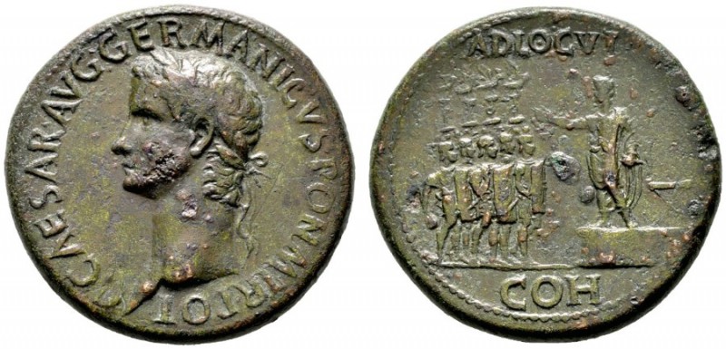  RÖMISCHE KAISERZEIT   Caligula (37-41)   (D) Sestertius (28,62g), Roma, 37-38 n...