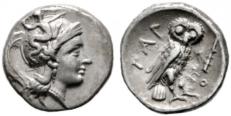  GRIECHISCHE MÜNZEN   CALABRIA   Taras   (D) Drachme (3,22g), ca. 302-280 v. Chr...