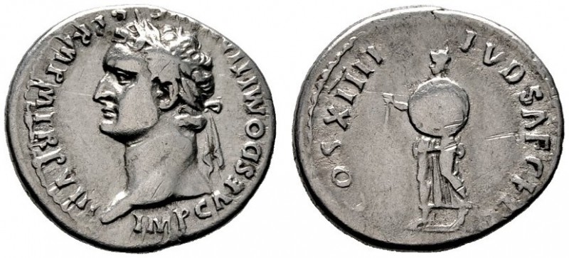  RÖMISCHE KAISERZEIT   Domitianus (81-96)   (D) Denarius (3,07g), Roma, Septembe...