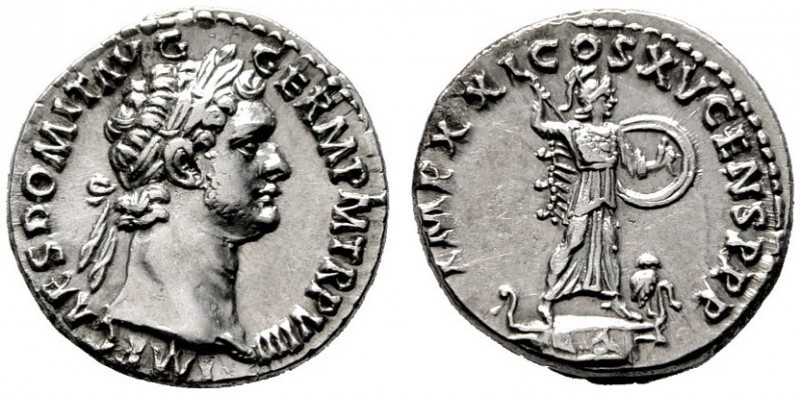  RÖMISCHE KAISERZEIT   Domitianus (81-96)   (D) Denarius (3,40g), Roma, Januar-S...
