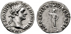  RÖMISCHE KAISERZEIT   Domitianus (81-96)   (D) Denarius (3,35g), Roma, September 93-September 94 n. Chr. Av.: IMP CAES DOMIT AVG - GERM P M TR P XIII...