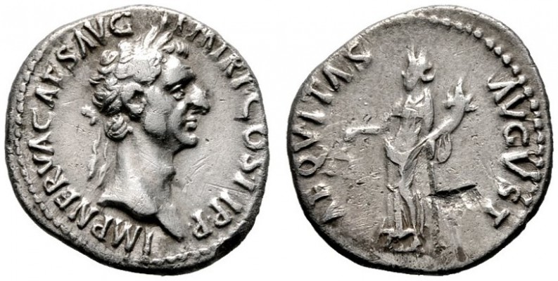  RÖMISCHE KAISERZEIT   Nerva (96-98)   (D) Denarius (3,20g), Roma, 96 n. Chr. Ko...