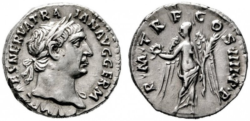  RÖMISCHE KAISERZEIT   Traianus (98-117)   (D) Denarius (3,53g), Roma, 102 n. Ch...