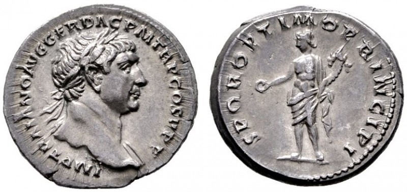  RÖMISCHE KAISERZEIT   Traianus (98-117)   (D) Denarius (3,24g), Roma, 106-107 n...