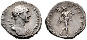  RÖMISCHE KAISERZEIT   Traianus (98-117)   (D) Denarius (3,57g), Roma, Februar-Herbst 116 n. Chr. Av.: IMP CAES NER TRAIAN OPTIM AVG GER DAC PARTHICO,...