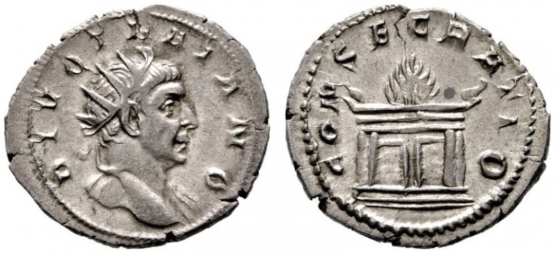  RÖMISCHE KAISERZEIT   Traianus (98-117)   (D) AR-Antoninianus (3,70g), posthum ...