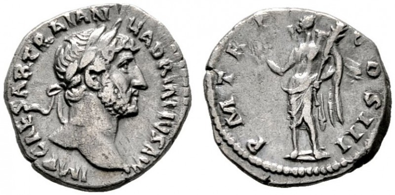  RÖMISCHE KAISERZEIT   Hadrianus (117-138)   (D) Quinarius (1,50g), Roma, 119-12...