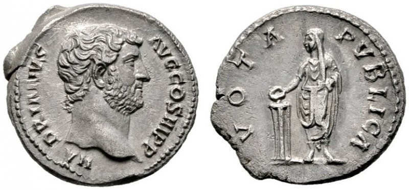  RÖMISCHE KAISERZEIT   Hadrianus (117-138)   (D) Denarius (3,37g), Roma, 134-138...