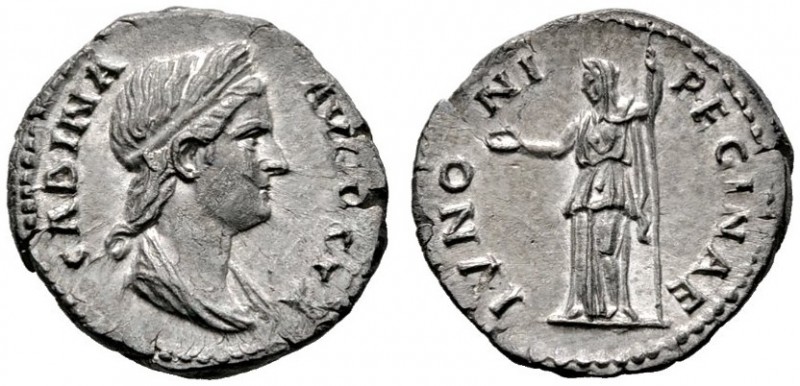  RÖMISCHE KAISERZEIT   Sabina (128-136)   (D) Denarius (2,61g), Roma, 128-136 n....
