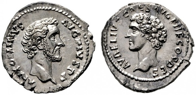  RÖMISCHE KAISERZEIT   Antoninus Pius (138-161)   (D) Denarius (2,99g), Roma, 13...