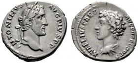  RÖMISCHE KAISERZEIT   Antoninus Pius (138-161)   (D) Denarius (3,60g), Roma, 139 n. Chr. Av.: ANTONINVS - AVG PIVS P P, Kopf des Antoninus Pius mit L...