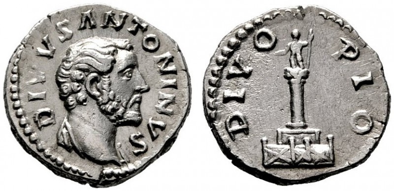  RÖMISCHE KAISERZEIT   Antoninus Pius (138-161)   (D) Denarius (3,29g), Roma, 16...
