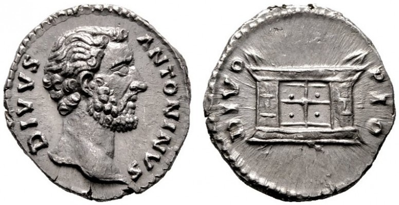  RÖMISCHE KAISERZEIT   Antoninus Pius (138-161)   (D) Denarius (3,26g), Roma, 16...