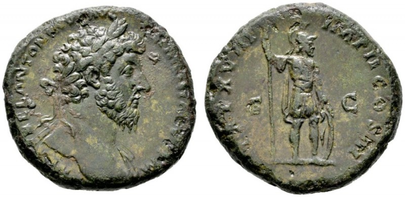  RÖMISCHE KAISERZEIT   Marcus Aurelius (161-180)   (D) Sestertius (25,59g), Roma...
