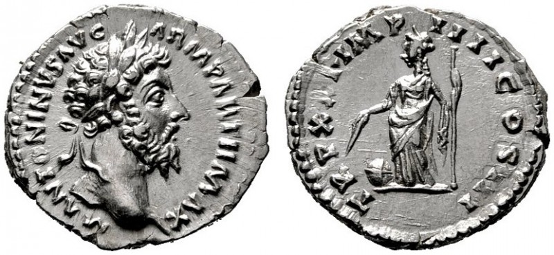 RÖMISCHE KAISERZEIT   Marcus Aurelius (161-180)   (D) Denarius (3,07g), Roma, D...