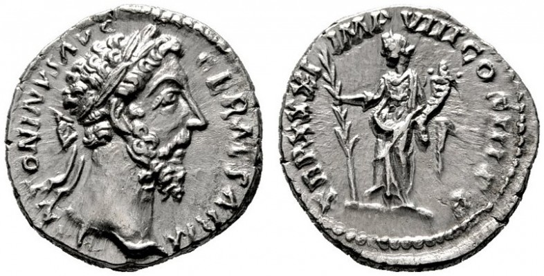  RÖMISCHE KAISERZEIT   Marcus Aurelius (161-180)   (D) Denarius (3,36g), Roma, D...