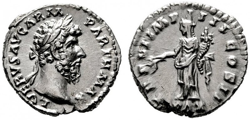  RÖMISCHE KAISERZEIT   Lucius Verus (161-169)   (D) Denarius (3,28g), Roma, Somm...